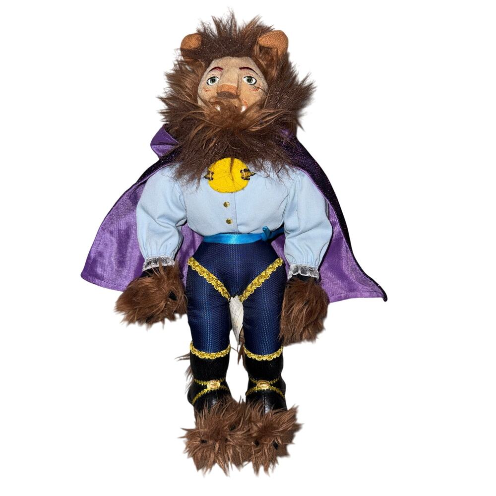 DISNEY BEAUTY & THE BEAST STUFFED PLUSH TOY VINTAGE 2000 THE BROADWAY MUSICAL